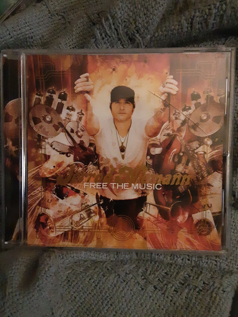 Jerod Nieman Free The Music CD — Orange & Gold Album Cover